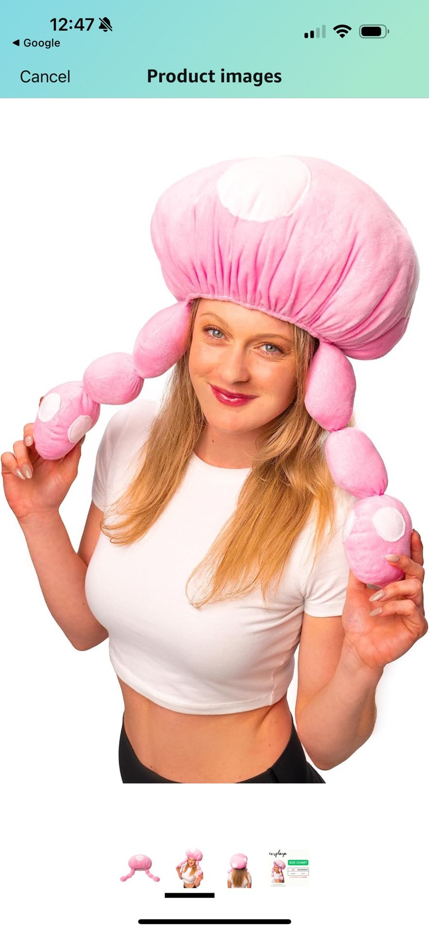 NEW! Toadette Mushroom Hat