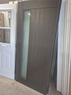 36" Modern Fiberglass Exterior