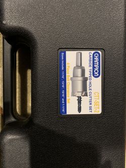 Champion Rotobrute CT7 Carbide Tipped Hole Cutters - CT7-SET-2