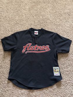 Houston Astros Lance Berkman Vintage Black Jersey Men’s Large