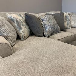 Ardsley Pewter LAF Sofa Chaise