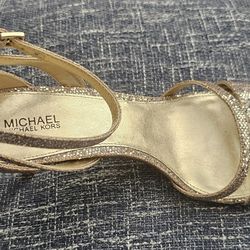 Michael Kors,  Kimberly Sandal Glitter Mesh  Size 8.5