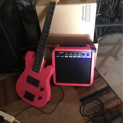 Pink Lyx Pro Guitar And Amp