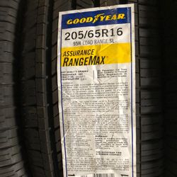 Brand New Tires (1) Goodyear Assurance Range Max (205/65R16) (Single) ($79)