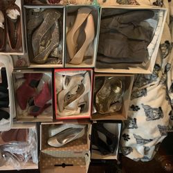 Ladies Shoes Brand Names  Size 6.5 And 7.  New And Worn Once$10 To $45 Each 