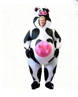 Inflatable cow suits