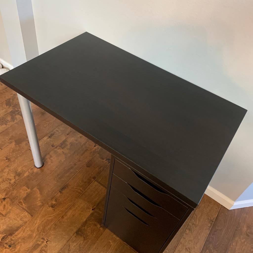 Alex Drawer Unit / Linnmon Tabletop Combination Desk - Thumbnail 4