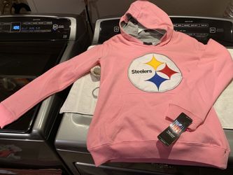 Pink Youth Steeler hoodie size S