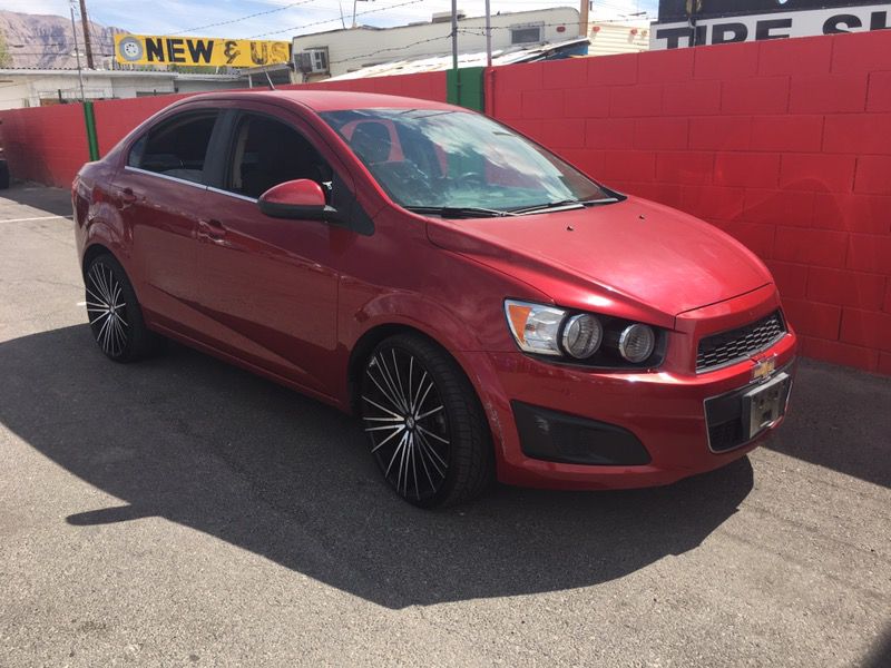 2012 Chevy Sonic drive off with $500