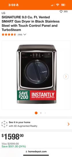 Big LG Washer And Dryer