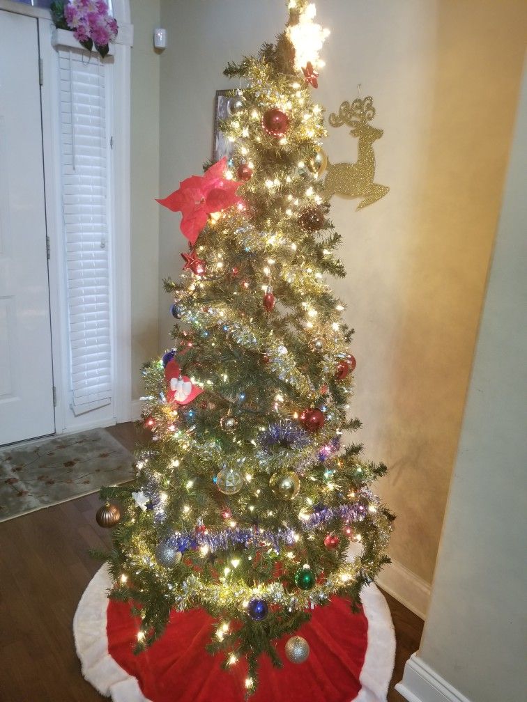 Christmas Tree With The Decorations