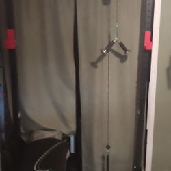 Weight Lifting Station Rack With Pullup & Pulley Stations 