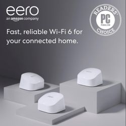 Eero 6 Tri-Band WiFi Extender 3 Pack