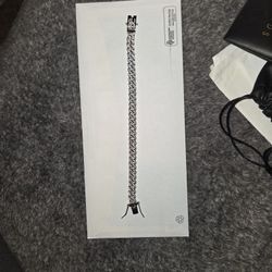 White Gold Cuban Bracelet 