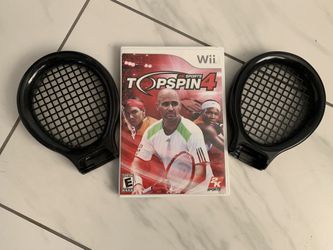 Wii Tennis Game With Attachments