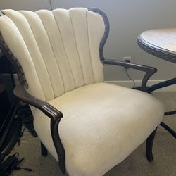 Elegant Victorian Wood Chair 