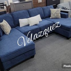 ✅️✅️3-PC Sectional with Dual Chaise & USB Ports✅️