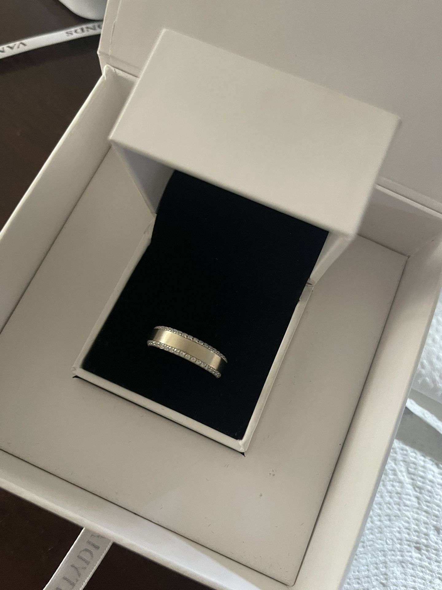 Brand New Men’s Diamond Full Eternity Wedding Band 18KT Size 9 Lab Grown