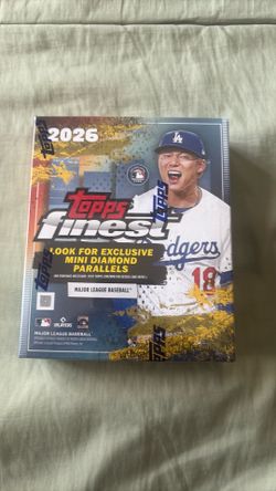 2026 Topps Finest Baseball Sealed Mega Box New Release In Hand