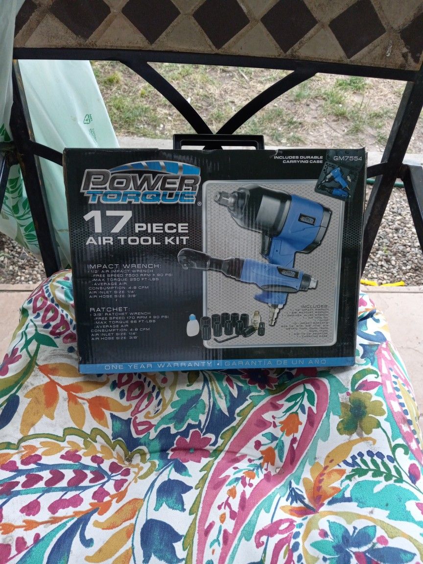 Power Torque, 17 Piece Air Tool Kit