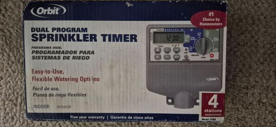 NEW-ORBIT DUAL 4 STATION PROGRAM SPRINKLER TIMER. Foothills/Fortuna road $25