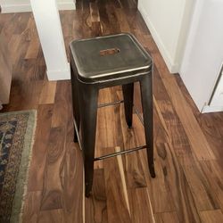 Two Metal Barstools