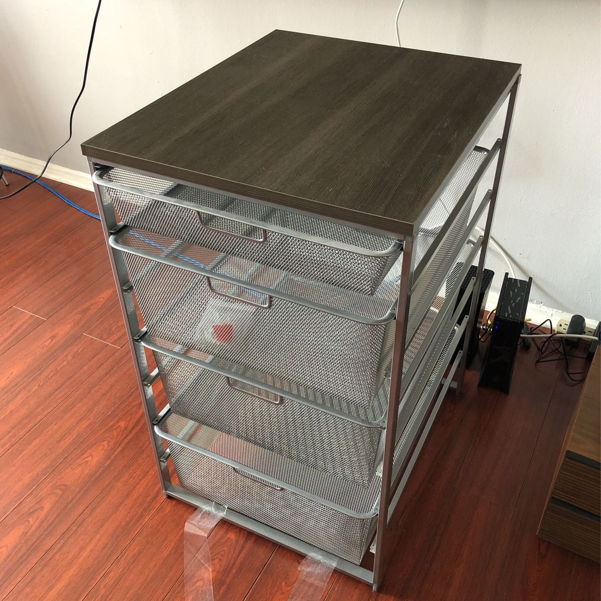 Elfa Platinum Mesh Wide Start-A-Stack Drawer