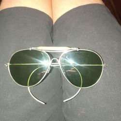 Vintage world war II aviator sunglasses