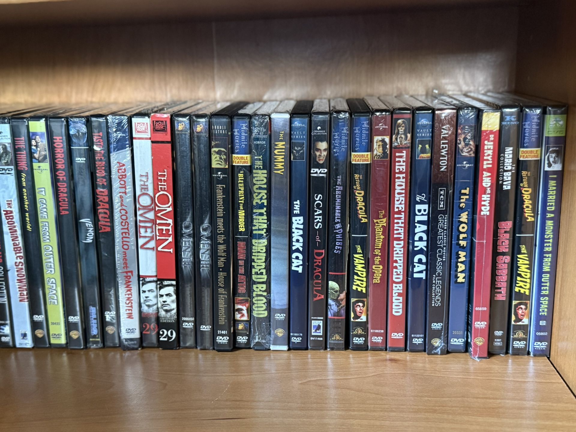 Vintage HORROR DVDs Brand New Lot Of 25