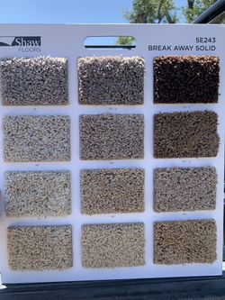 Carpet and laminate