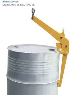 DAYTON 55 Gal Drum Lifter,1100 LB Capacity (NEW IN BOX)