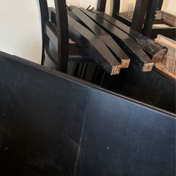 Black Kitchen Table With 7 Chairs