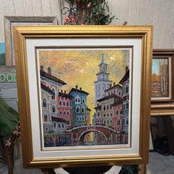 Venice, Italy, Beautiful Art 41 By 38 