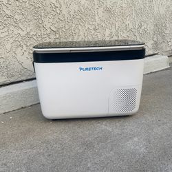 【Brand New 】PURETech Portable Car Refrigerator with 12/24V DC Compressor, Fast Cooling Freezer(-0.4°F-14°F) , (26 quart)