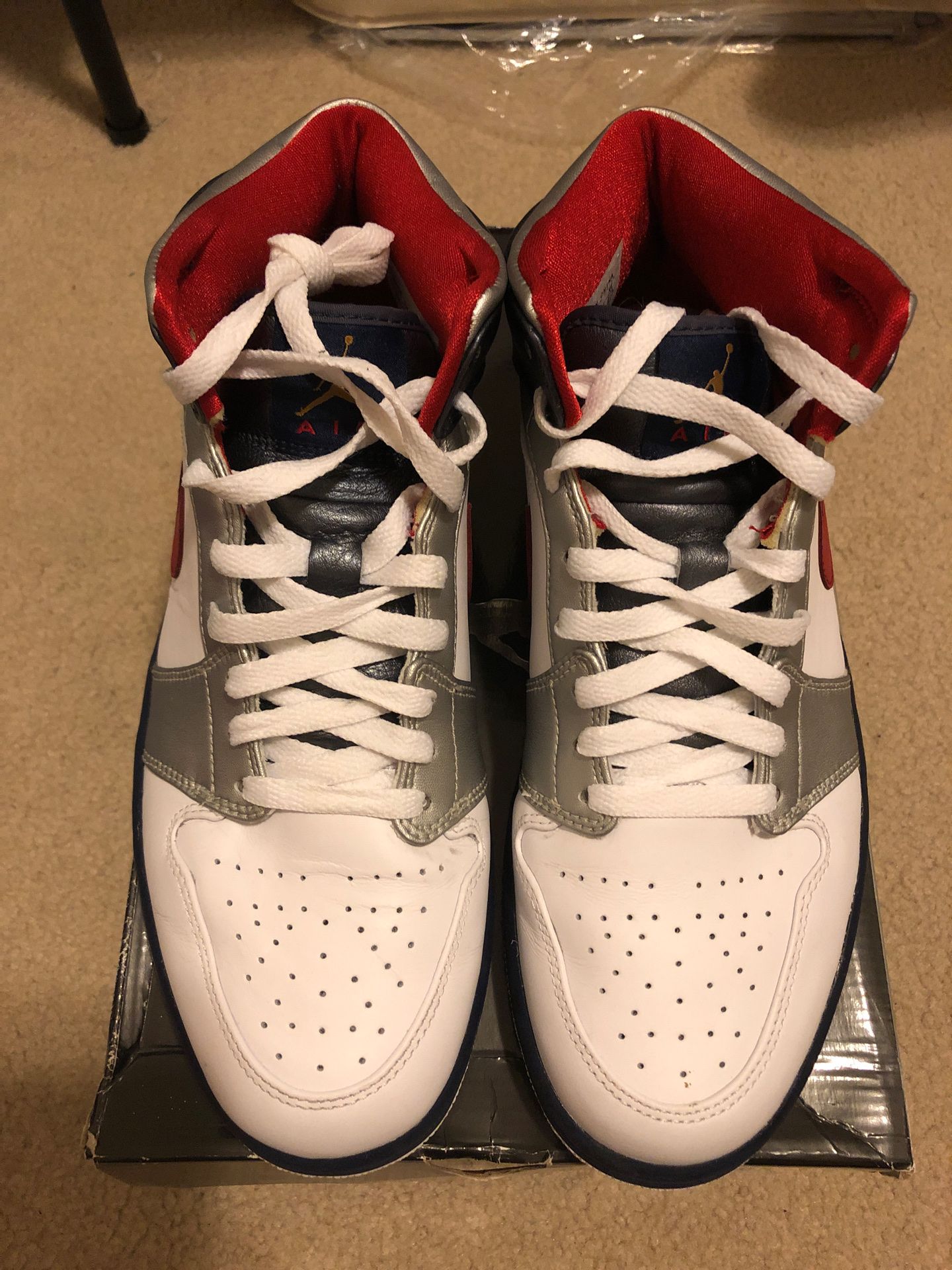 Used air Jordan 1 retro olympics size 9.5