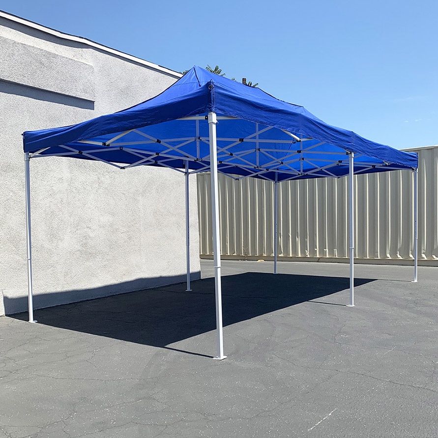 (New) $165 Instant Shade 10x20 FT Large Heavy Duty Easy Popup Canopy w/ Carry Bag