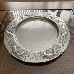 Handcrafted Serving Plate 1979 