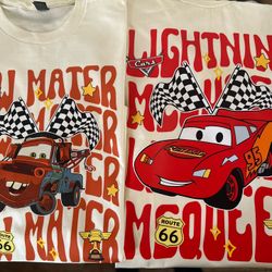 Disney Cars Custom T Shirt 