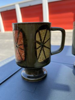 3 Mid Century Mugs
