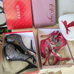Women's Stiletto Shoes...Used But In Good Shape 