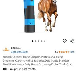 Cordless Horse Clippers