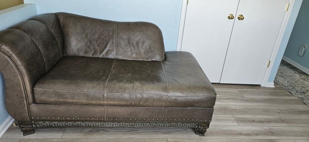Leather Sofa.