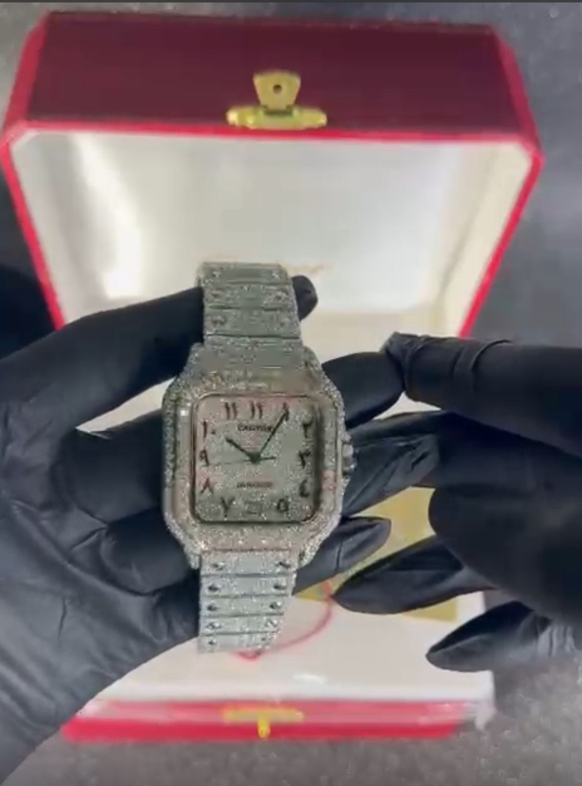 New VVS Moissanite Cartier Watch