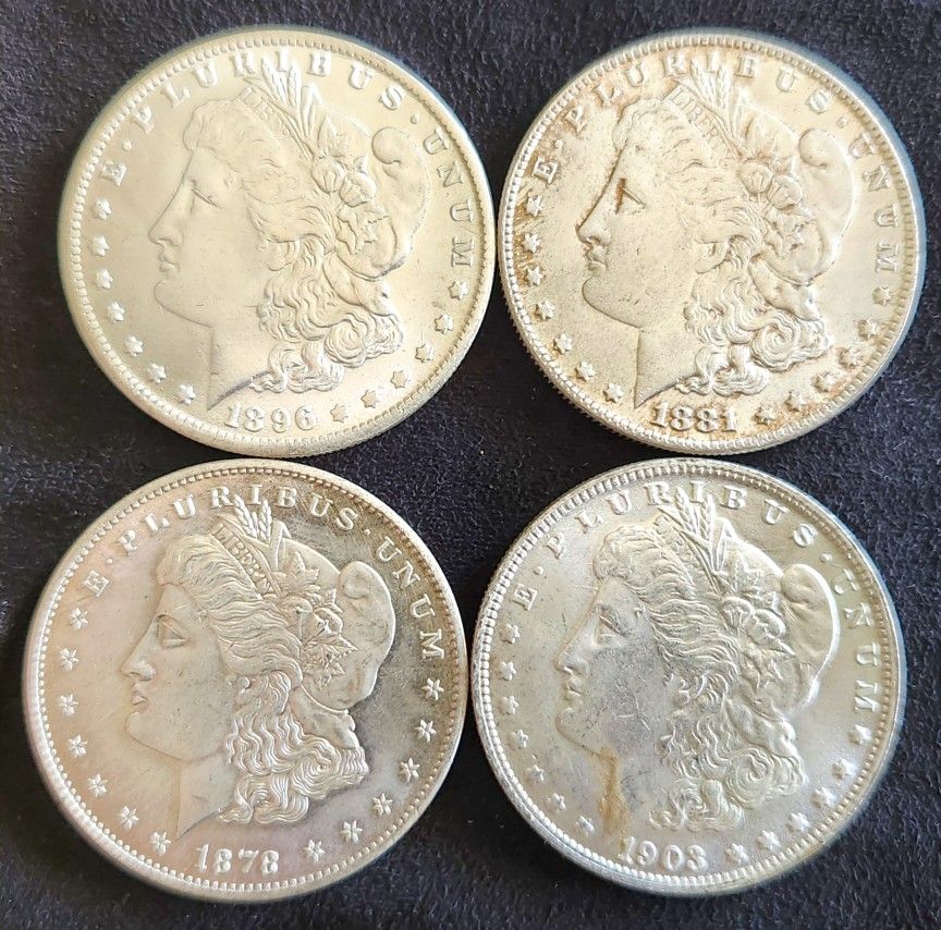 Morgan Silver Dollars Hole FILLERS NOT REAL SILVER