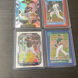 Set Of MLB Baseball Cards 3 Rookies
