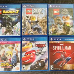 PS4 Like New Games 