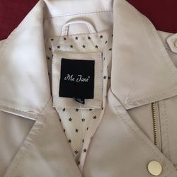 Pink light leather Jacket color chamarra de piel