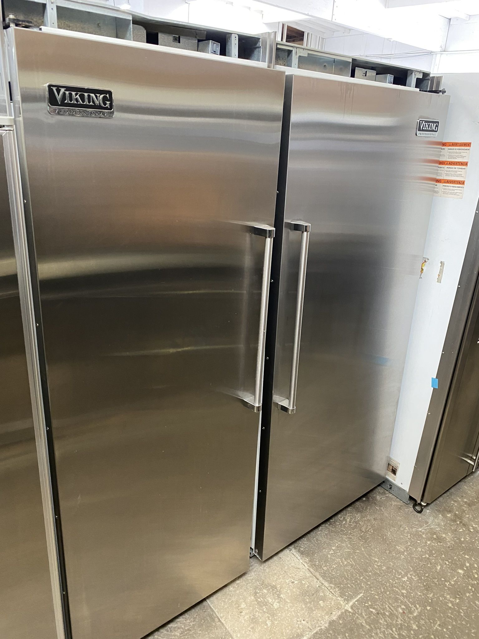 Viking 66” Column Fridge And Freezer Set