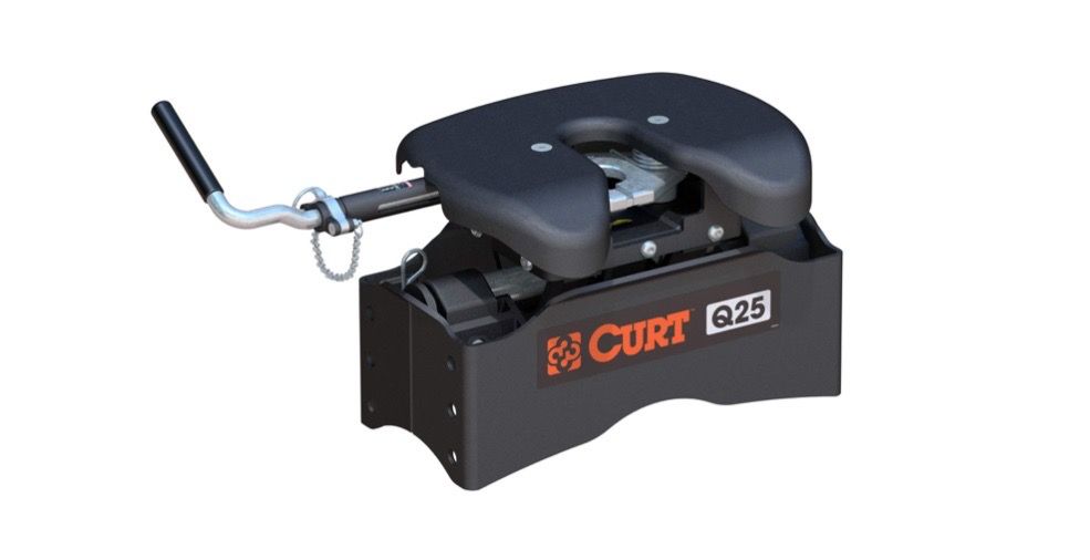 CURT 16565 Q25 5th Wheel Hitch Head Only, Legs Or Roller Required, 25,000 Lbs