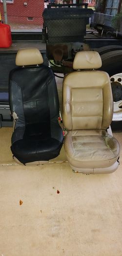 VW leather bucket seats